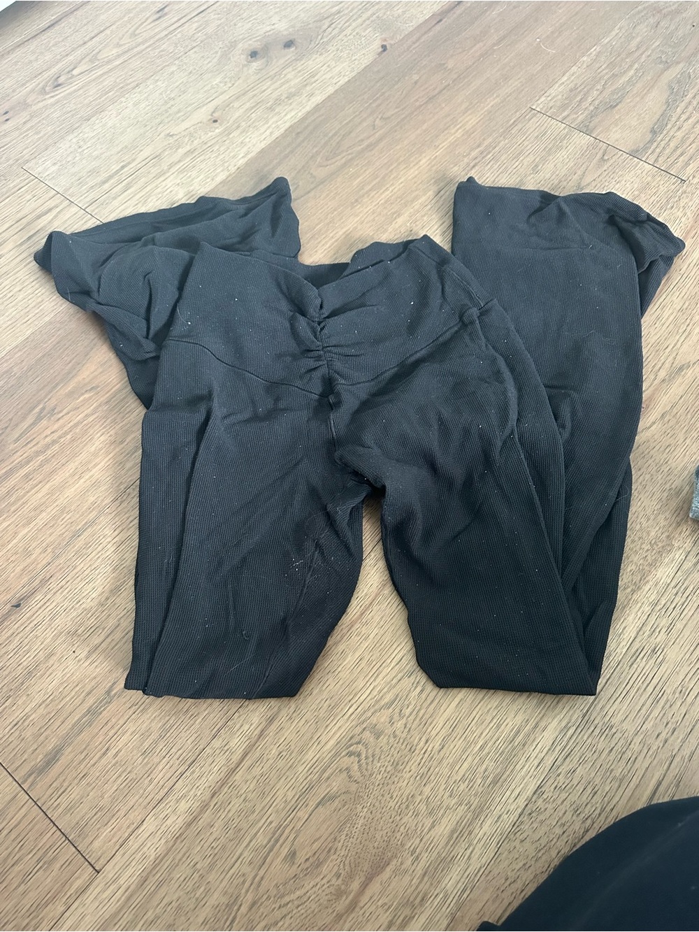 aerie Black Boot Cut Flare Pants